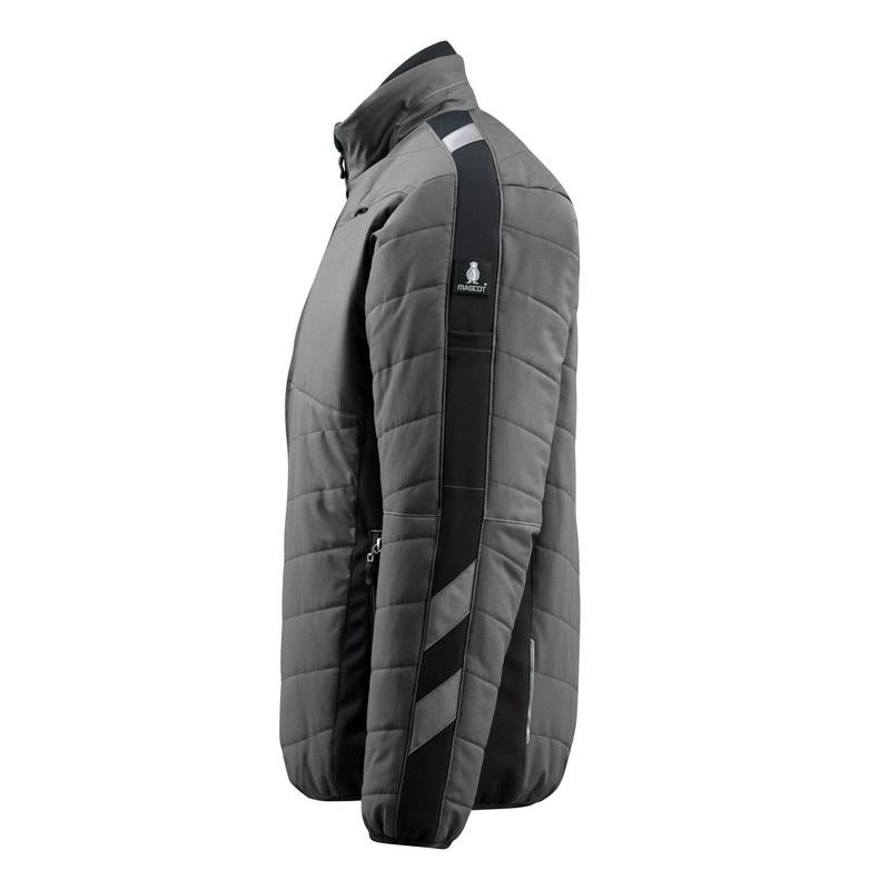 MASCOT® Erding thermische jas, donker antraciet/zwart