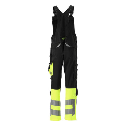 MASCOT® Sunderland tuinbroek, zwart/fluo geel