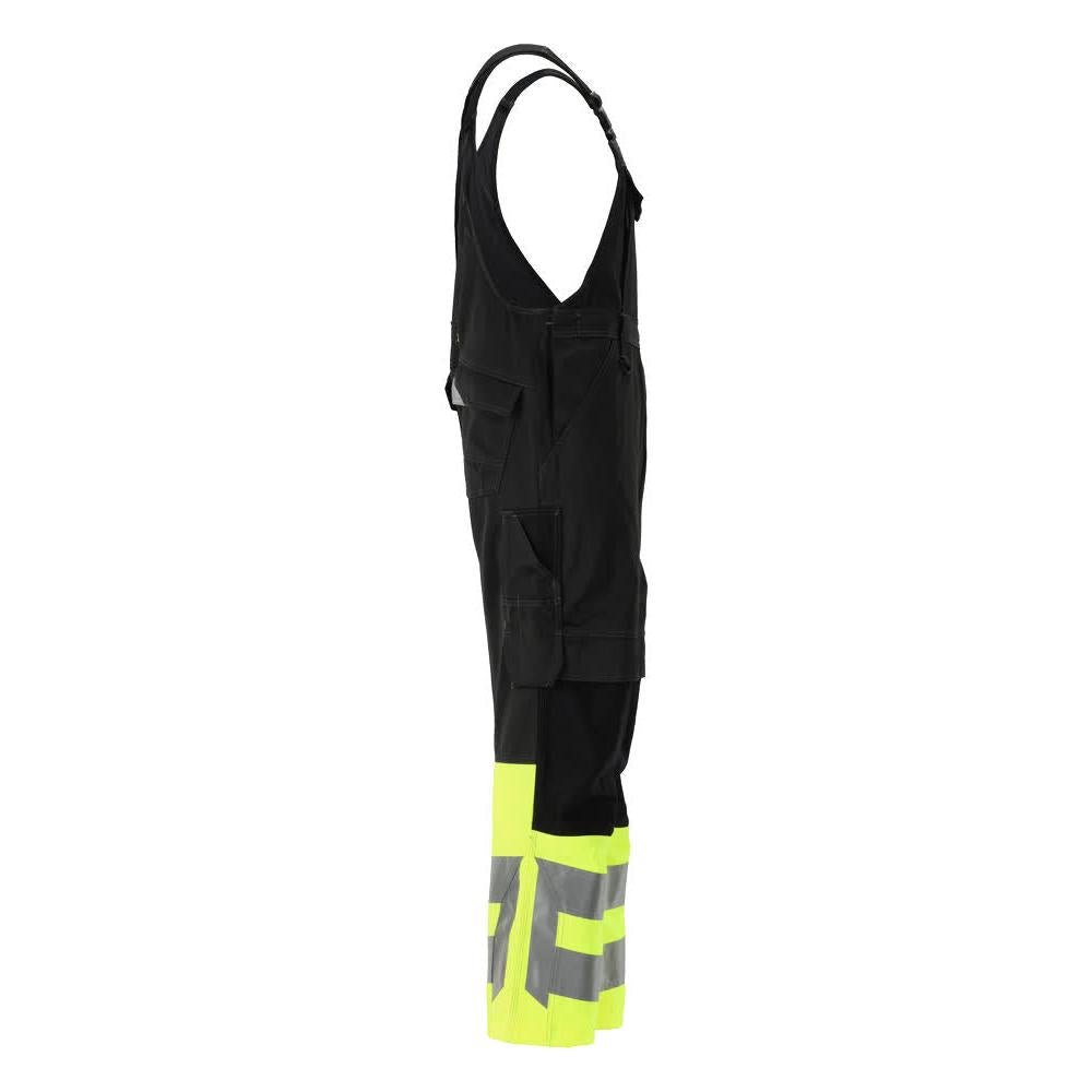 MASCOT® Sunderland tuinbroek, zwart/fluo geel