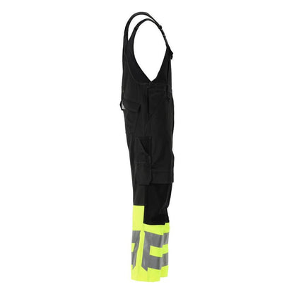 MASCOT® Sunderland tuinbroek, zwart/fluo geel