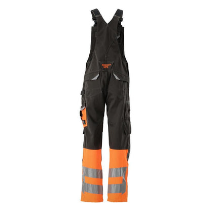 MASCOT® Sunderland tuinbroek, donker antraciet/fluo oranje