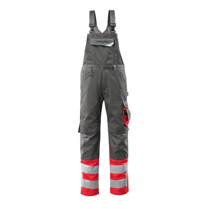 MASCOT® Sunderland tuinbroek, donker antraciet/signaleringsrood