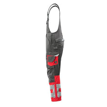 MASCOT® Sunderland tuinbroek, donker antraciet/signaleringsrood