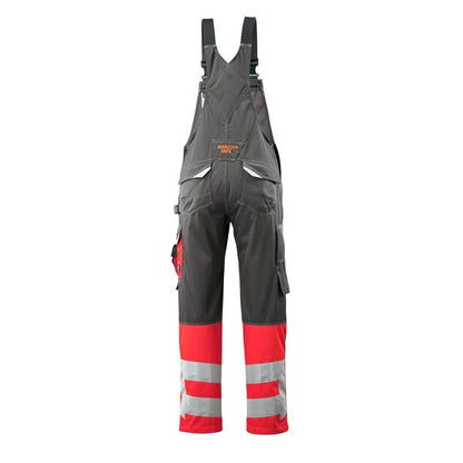 MASCOT® Sunderland tuinbroek, donker antraciet/signaleringsrood