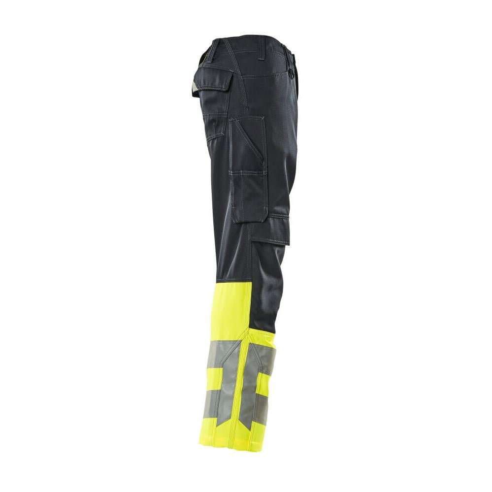MASCOT® Leeds broek, zwartblauw/signaleringsgeel