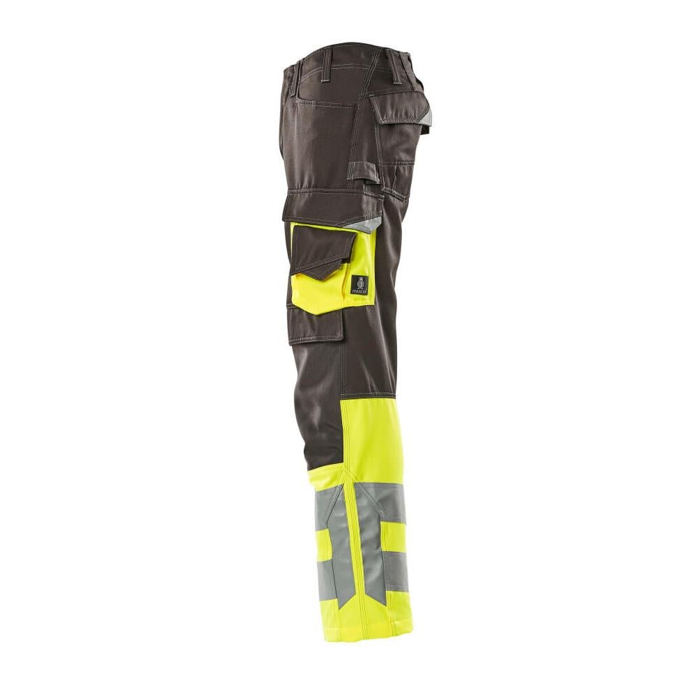 MASCOT® Leeds broek, donker antraciet/signaleringsgeel