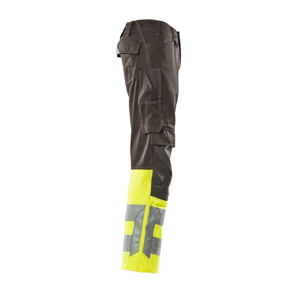 MASCOT® Leeds broek, donker antraciet/signaleringsgeel