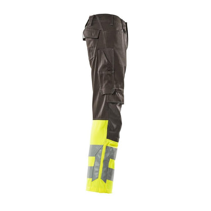 MASCOT® Leeds broek, donker antraciet/signaleringsgeel