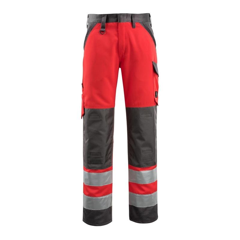 MASCOT® Maitland broek, signalisatie rood/donker antraciet