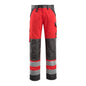 MASCOT® Maitland broek, signalisatie rood/donker antraciet