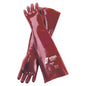 NITRAS PVC-handschoenen, rood, EN 388 katoenen jersey | Pakket (12 paar)