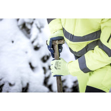 NITRAS WINTER BLOCKER, winterhandschoenen, neon geel/blauw