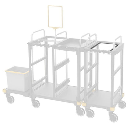 VERMOP houderframe geïntegreerd 1X120L, 46 x 35 x 6 cm