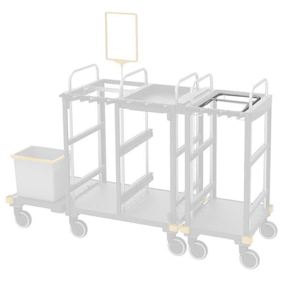 VERMOP geïntegreerd houderframe 2X60L, 46 x 35 x 6 cm