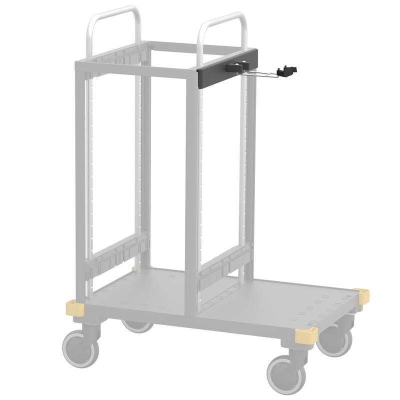 VERMOP deksel glad, met handgreephouder voor Twixter, antraciet