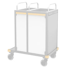 VERMOP zijwand Platina Wit, 714 x 497 x 3 cm