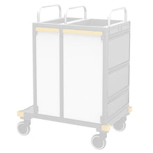 VERMOP zijwand multiwand Platina wit, 497 x 174 x 3 cm