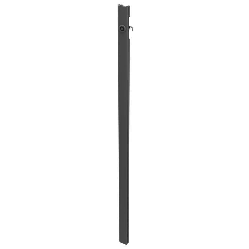 VERMOP hoekprofielstrip, slot li, scharnier re, 74 x 3 x 3 cm | 1 stuk 