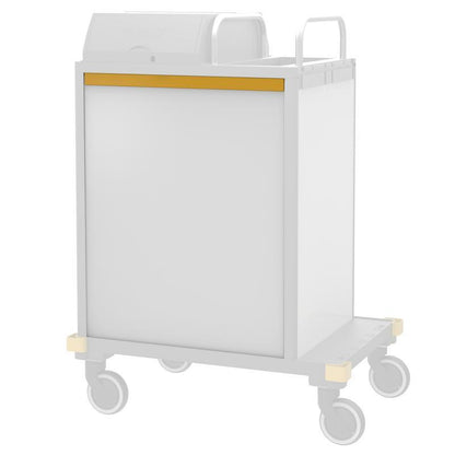 VERMOP achterwand H+ 10l bak Platina Wit 738 x 600 x 9 cm