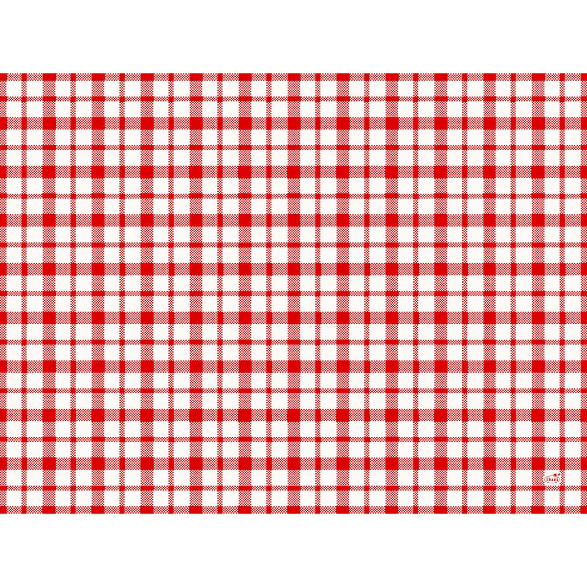 De papieren placemats 30x40 cm Giovanni van Duni GmbH in rood-wit geruit Gingham-design zijn ideaal voor stijlvolle tafeldecoratie bij feesten en evenementen. Verpakking met 250 stuks - perfect voor de horeca!.