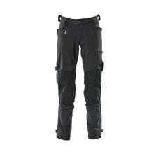 Broek met kniezakken van Dyneema, stretchbroek, zwart-blauw