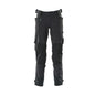 Broek met kniezakken van Dyneema, stretchbroek, zwart-blauw