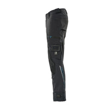 Broek met kniezakken van Dyneema, stretchbroek, zwart-blauw