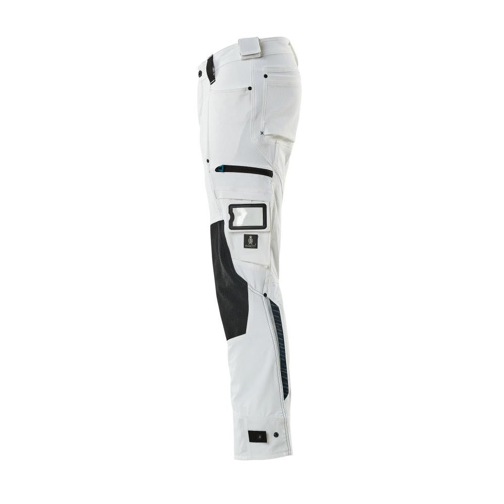 Broek met kniezakken van Dyneema, stretchbroek, wit
