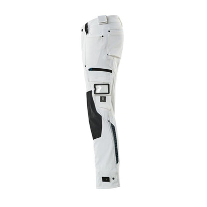 Broek met kniezakken van Dyneema, stretchbroek, wit