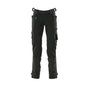 Broek met kniezakken van Dyneema, stretchbroek, zwart