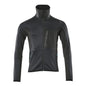 Fleece trui met microfleece jack met ritssluiting