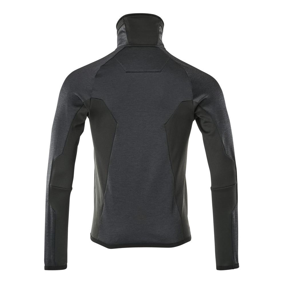 Fleece trui met microfleece jack met ritssluiting