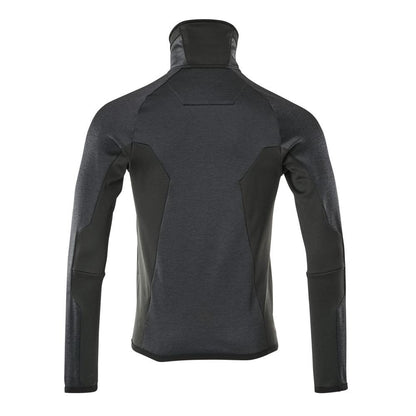 Fleece trui met microfleece jack met ritssluiting