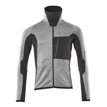 Fleece trui met microfleece jack met ritssluiting