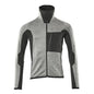 Fleece trui met microfleece jack met ritssluiting