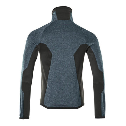 Fleece trui met microfleece jack met ritssluiting