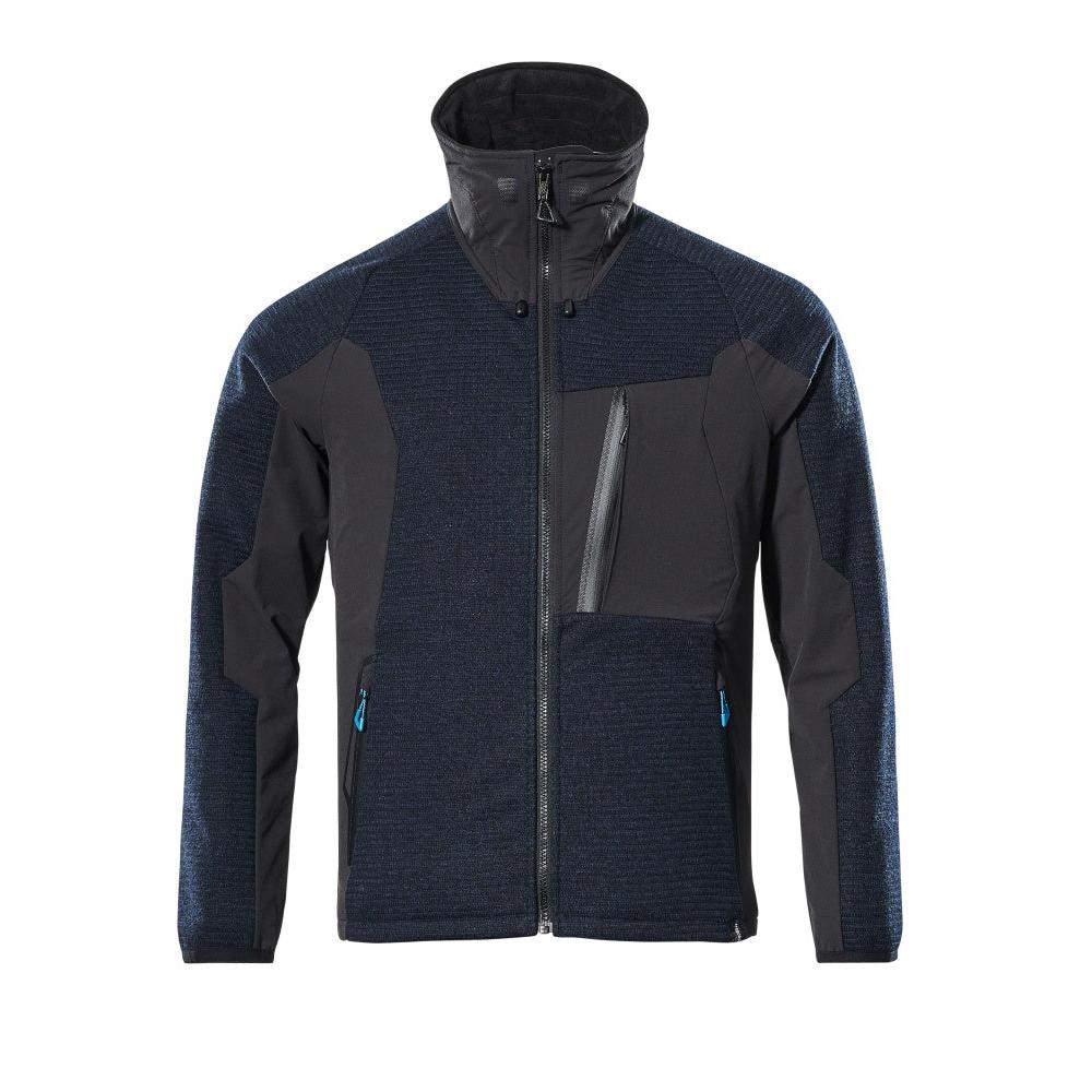 Jas, gebreid, met membraanvest