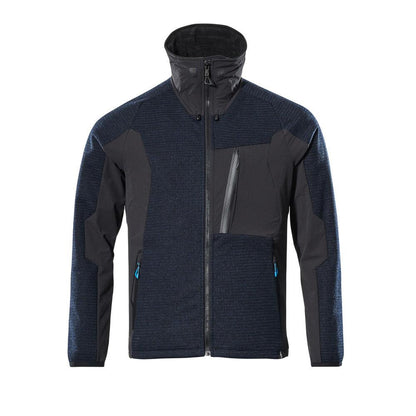 Jas, gebreid, met membraanvest