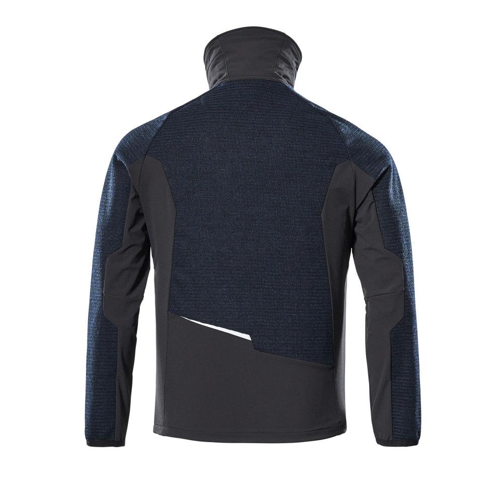 Jas, gebreid, met membraanvest