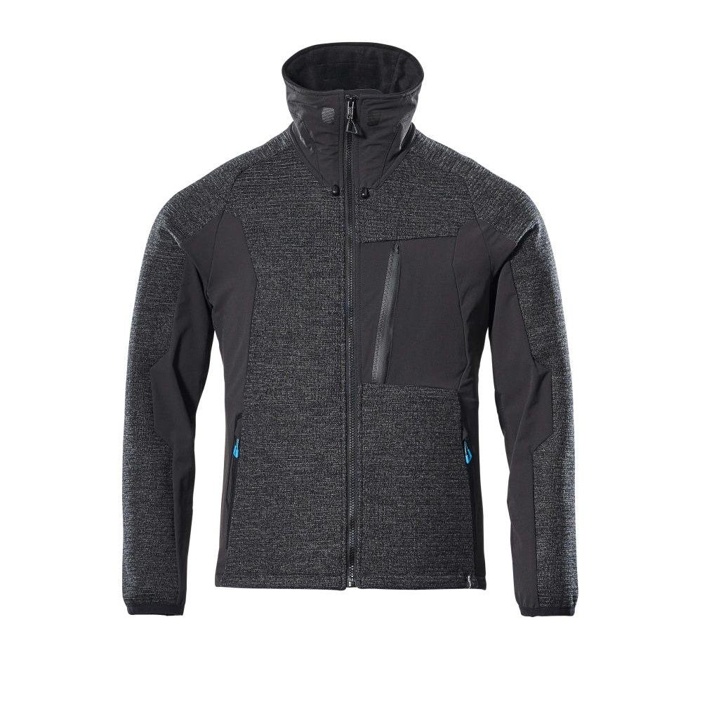 Jas, gebreid, met membraanvest