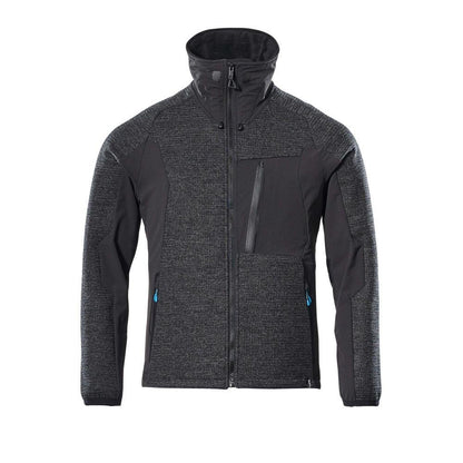 Jas, gebreid, met membraanvest