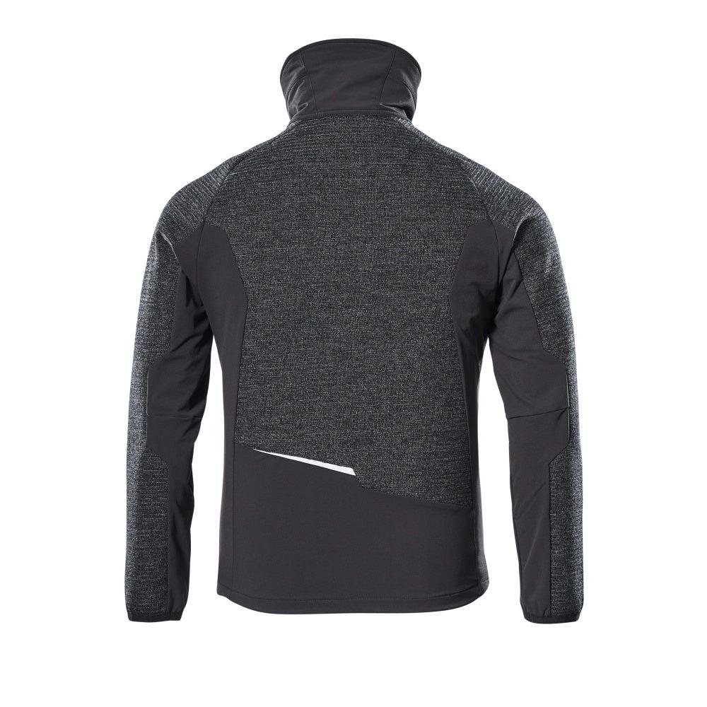 Jas, gebreid, met membraanvest