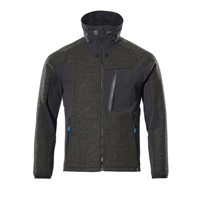 Jas, gebreid, met membraanvest