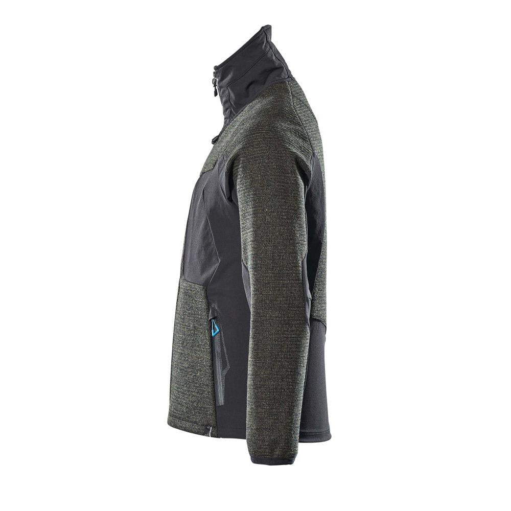Jas, gebreid, met membraanvest
