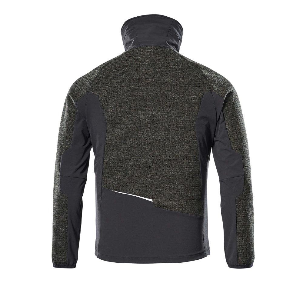 Jas, gebreid, met membraanvest