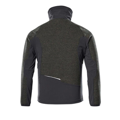 Jas, gebreid, met membraanvest