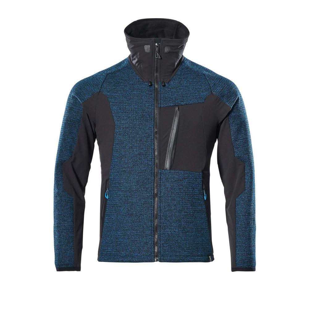 Jas, gebreid, met membraanvest