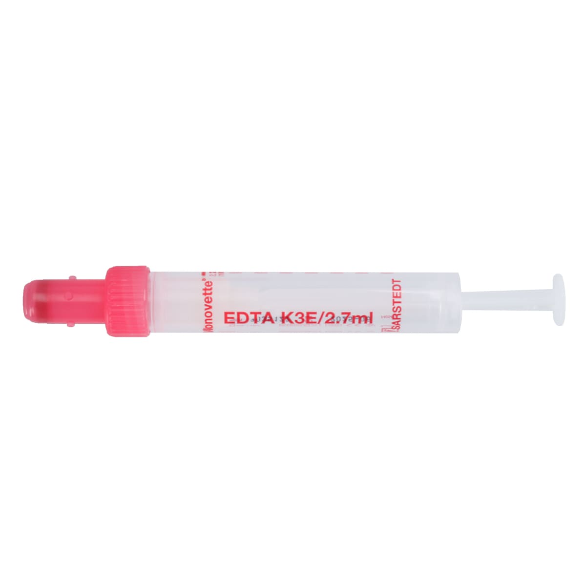 S-Monovettes, met papieren etiket, paarse dop, 2,7 ml hematologiekalium/EDTA | Pak (500 stuks)