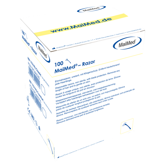 MaiMed - Razor Klassiek wegwerpscheermes, niet-steriel, 100 stuks/doos. | Doos (100 stuks)