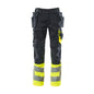 Broek met hangende broekzakken